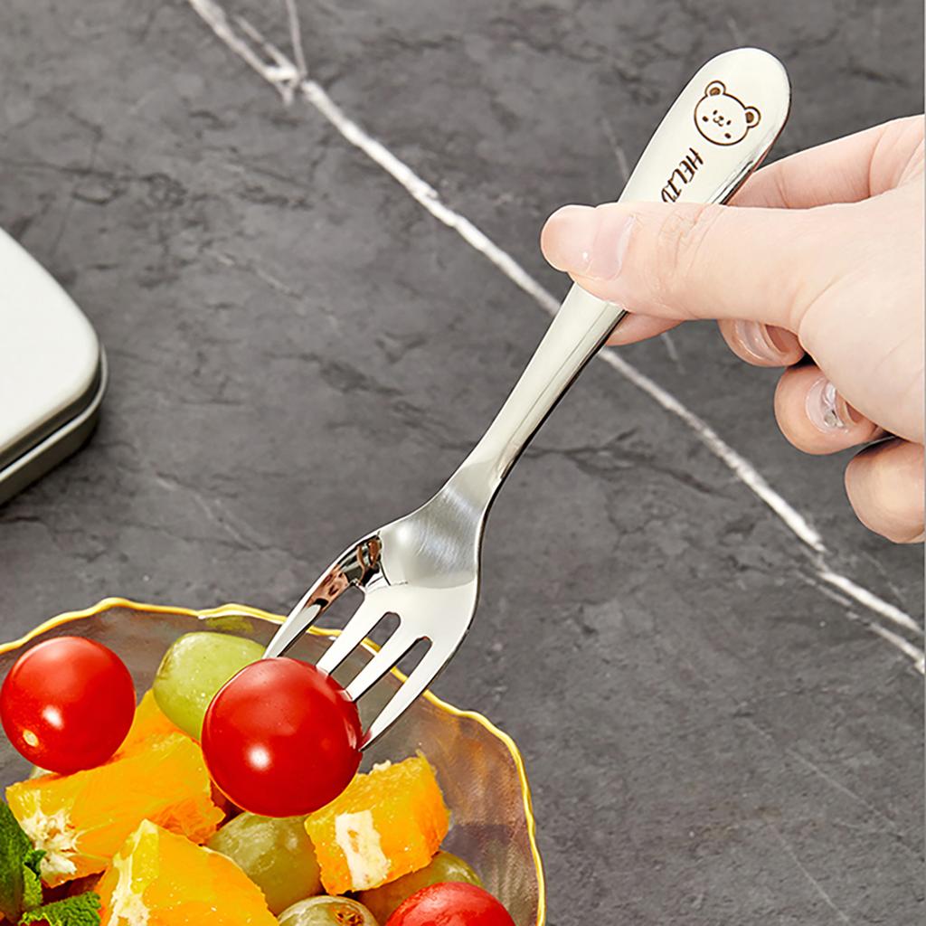 4Pcs/Set Outdoor Portable Dinnerware Set 316 Stainless Steel Fork Spoon Chopsticks With Box Camping Picnic Tableware