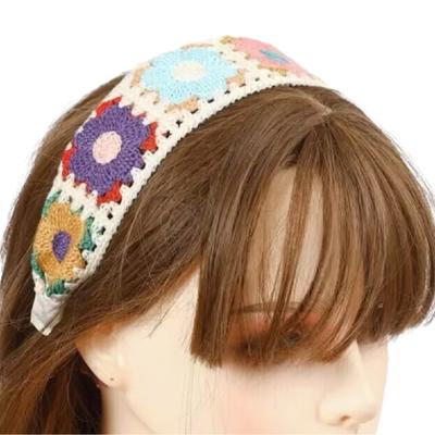 Boho Bandana Headband Turbans for Women Versatile Turban Ethnic Style Head Wrap Vintage Headband Country Style