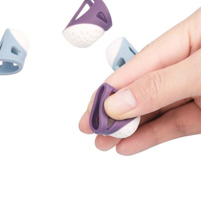 2 Größen Silikon-Fingerhut Nähen Fingerhut Fingerschutz Daumenschutz Finger