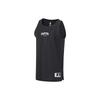 Li Ning Badfive Basketball Series Letter Print Moisture Wicking Tank Top Men Tops Black AVST031-1