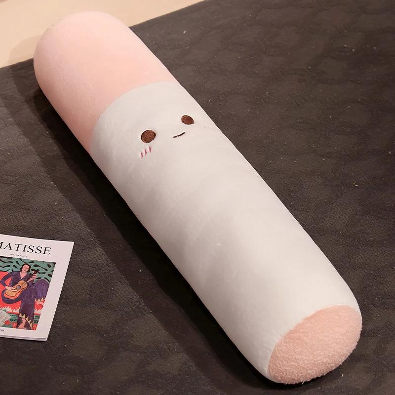 New Creative Smoking Cylindrical Sleeping Cushion Cigarette Pillow Plush Toys Fashion Boyfriend Birthday Gift