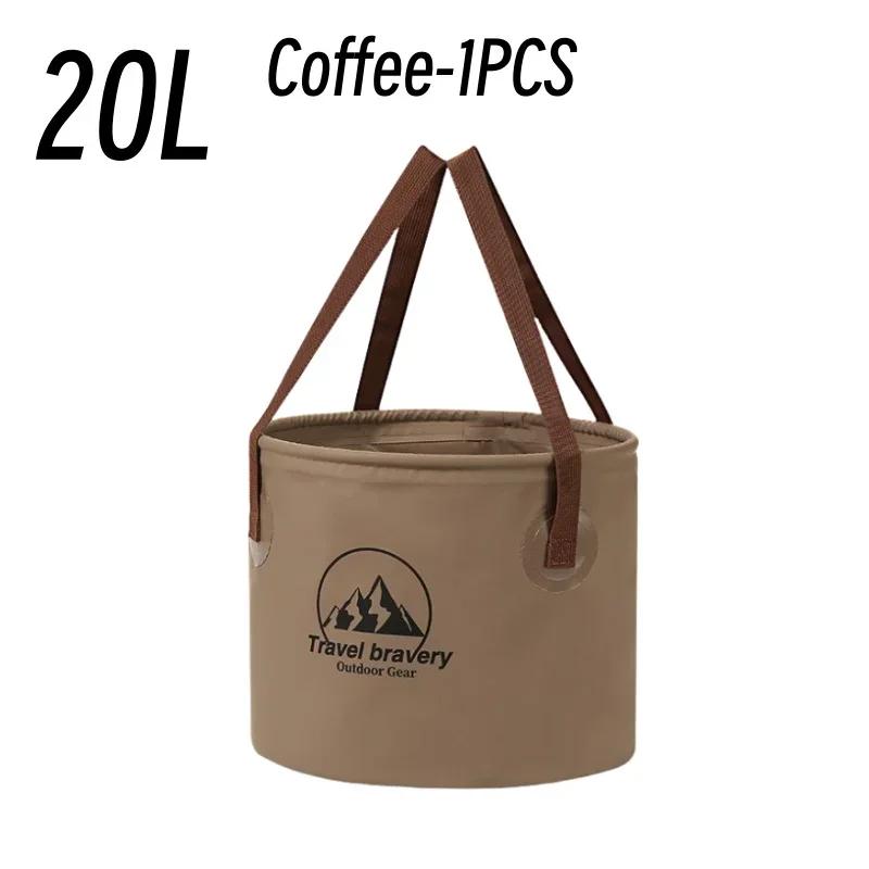 Durable Multi-functional Portable Basins Waterproof Collapsible Sink Bucket Travel Basin Camping Hiking Storage Bucket 10L/20L