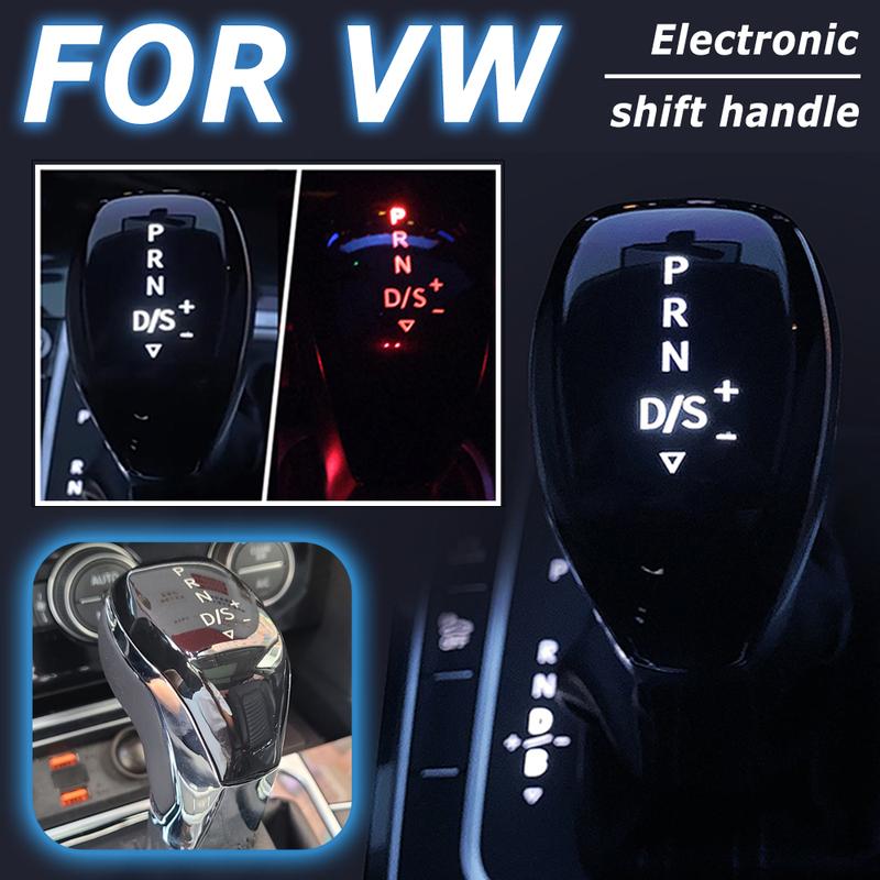 LED Car Styling For VW Golf 7 Passat B8 Tiguan 2 T-roc Skoda Superb Kodiaq MQB DSG Electronic Automatic Gear Shift Handle