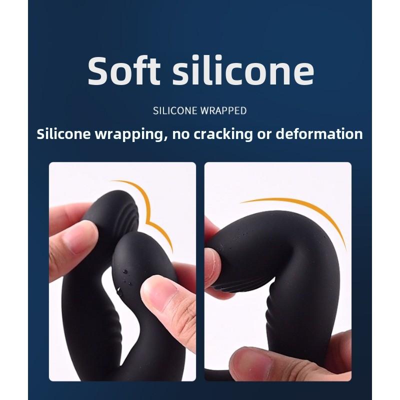 Remote Control Vibrating Prostate Massager Rear Anal Plug Male Masturbator Sex Products