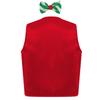 Boys Sparkly Sequins Christmas Santa Elf Sleeveless Vest Waistcoat Jacket