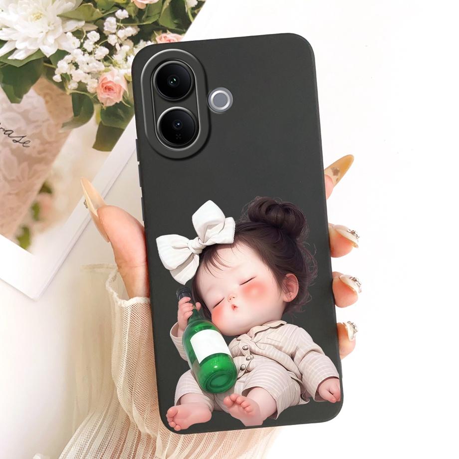 Butterfly Love Heart Bow Phone Case For Vivo V60 Lite 4G 5G V2530 / Vivo V60 V2511 T4 Pro Back Cover Soft Camera Protected Funda