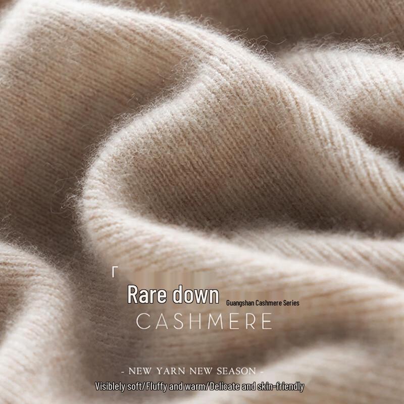 Hengyuanxiang Women's Striped Cashmere Round Neck Sweater