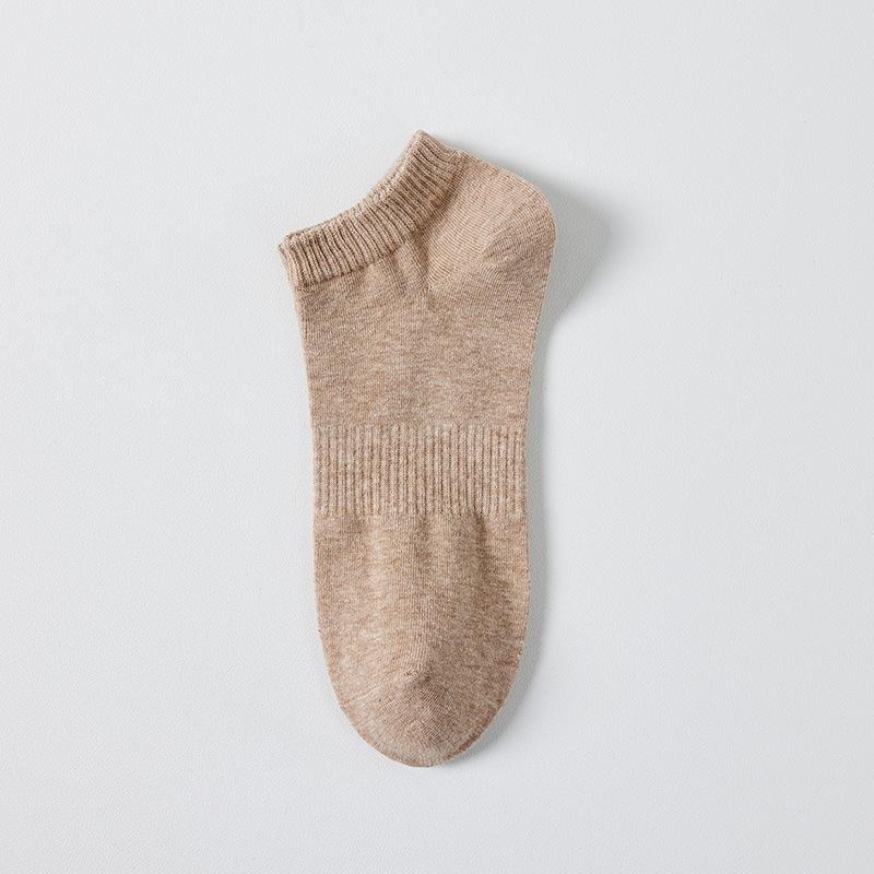 Men's Summer Thin Cotton Ankle Socks: Breathable, Sweat-Absorbing, Anti-Odor Low-Cut Sports Socks