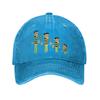 Classic Lucky Luke Daltons Yellow Child Escape Prison Baseball Cap Unisex Style Distressed Cotton Snapback Cap Outdoor Hats Cap