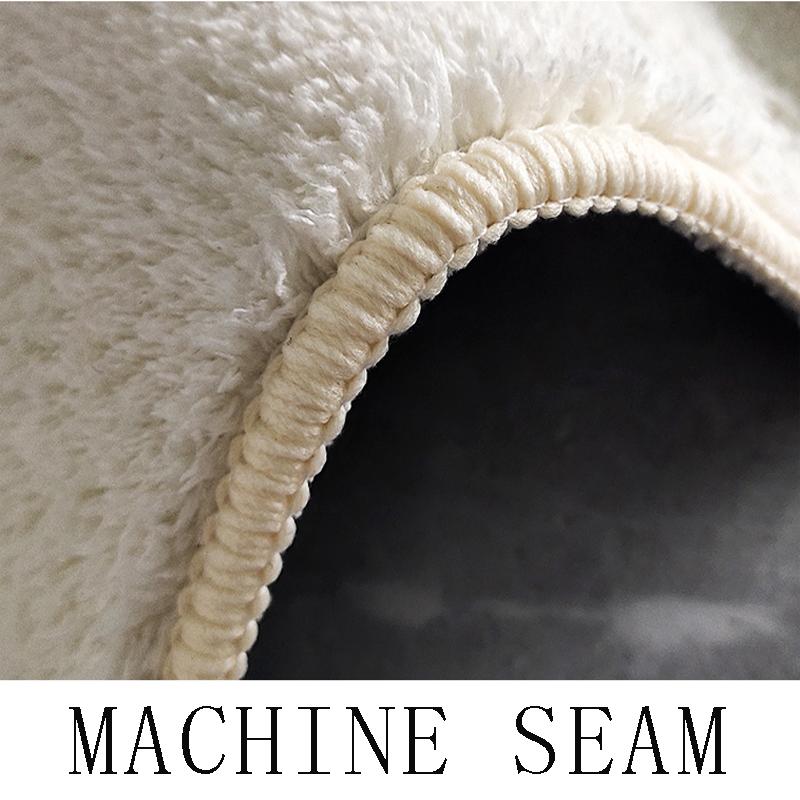 Soft Round Imitation Cashmere Carpets Modern Decoration Living Room Sofas Rugs Simple Home Bedroom Carpet Large Area Lounge Rug