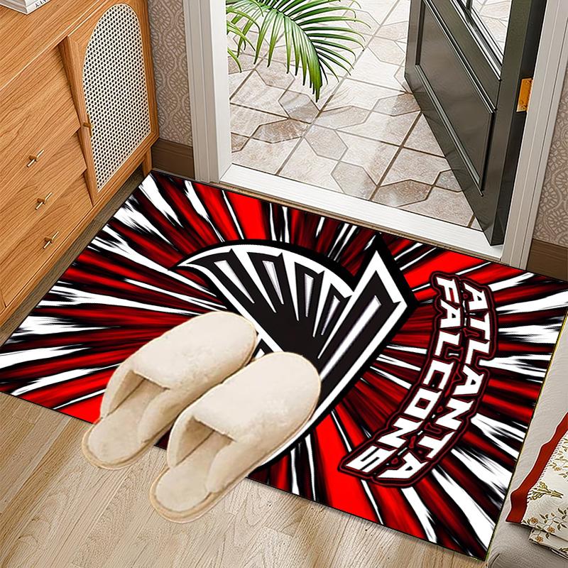 Atlanta Logo Rug Office Carpet Non-Slip Mat, Chair Rug Floor Covering for Gaming, Bedroom, Living Room , Home Decor Christmas Gift