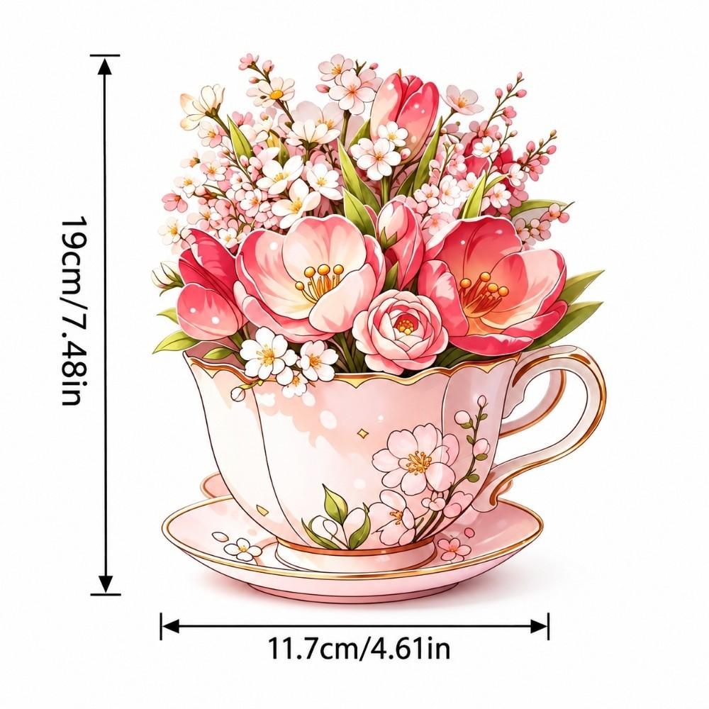 Pop Up Design Pop Up Greeting Card Multicolor Handmade Greeting Card for Wedding