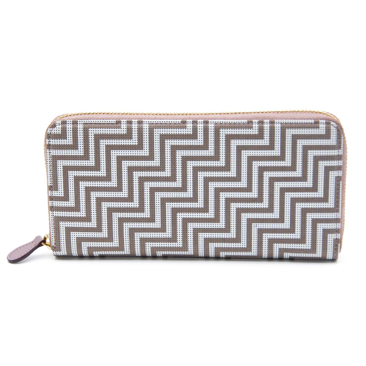 

Inden-ya Inden Кошелек CHEVRON на молнии, Традиционное мастерство, Кожа оленя Косю Инден, Лакированный, Оригинальный бренд (нет. 7605)