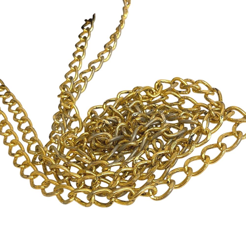 Moschino Bolsa de Ombro de Couro com Coração de Corrente preta Feminina Usada