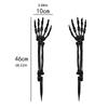 Spooky Artificial Bone Hand Yard Stake For Halloween Decorations Weatherproof Plastic Outdoor Scary Display