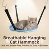 Breathable Mesh Cat Hammock Comfortable Pet Cage Hammock Durable Hanging Cat Bed  Cage Accessories