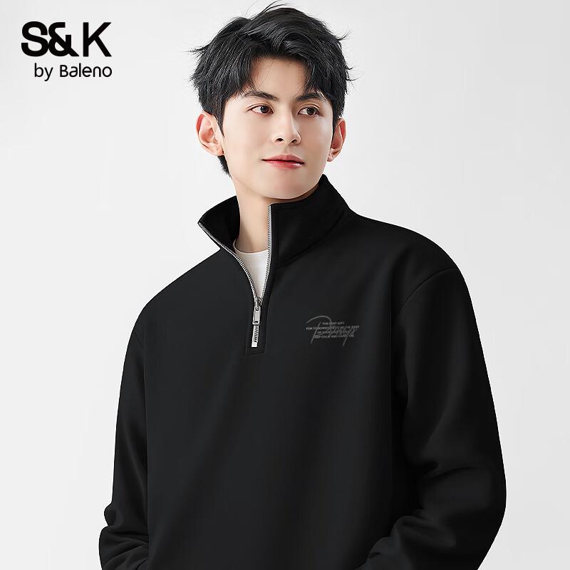

Baleno Men s S&K Series Knit Stand-Collar Sweatshirt XL