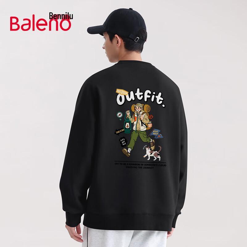

Baleno Men s JPB Camping Boy Print Crew Neck Sweatshirt 4XL