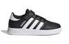 adidas Neo Breaknet Comfortable And Trendy Abrasion Resistant Low Top Skateboard Shoes Black White FZ0105