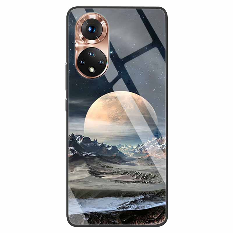 Luxury Case for Huawei Honor 50 Cover Tempered Glass Cover for Huawei Honor 50 Phone Case Honor50 6.57" Coque Bag Fashion Bumper