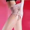 Kiss Lace Panties One-piece Aurora Stockings Ultra-thin Oily Pantyhose Sexy Temptation Open Crotch Black Silk Large Size