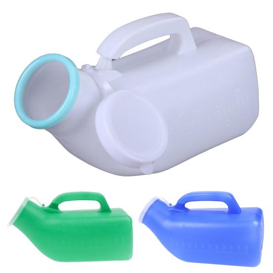 Yousheng 1200 ML Male Urinal with Cap Reusable Plastic Urinal Pot Men Urinal Accessories for Home Elderly Bedridden