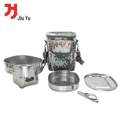 Jiuyu Retro Outdoor Multifunctional Mess Kit & Water Bottle