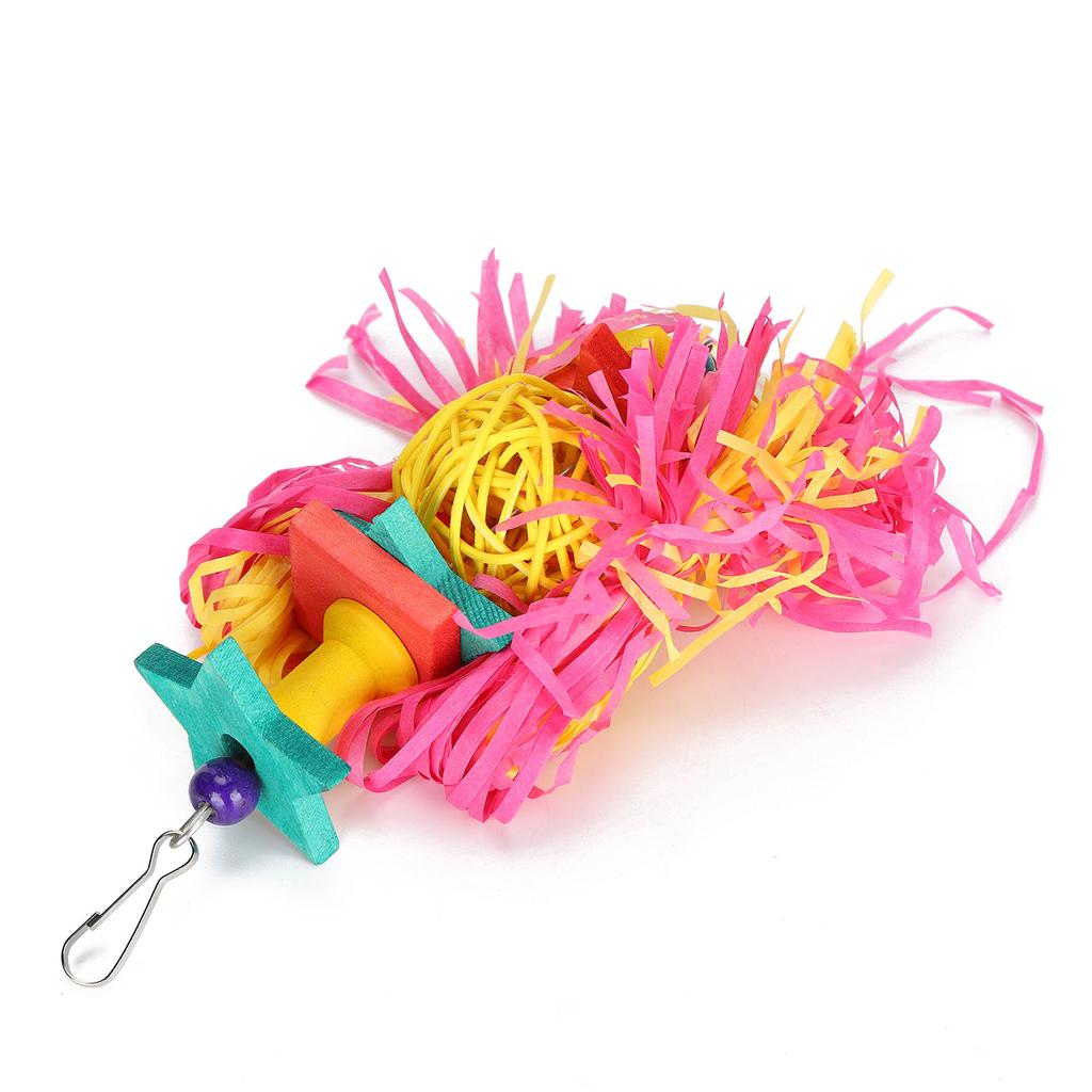 Bird Chewing Toys Foraging Shredder Toy Parrot Foraging Hanging Cage Toy for Pet Birds