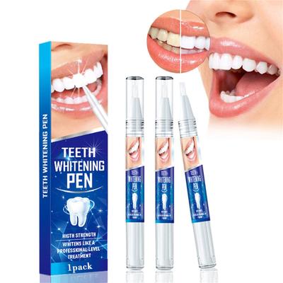 1PC Teeth Whitening Gel Pen Quick Remove Stain Yellow Teeth Whitening White Pen 3ML