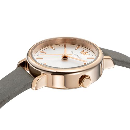 [J.ESTINA] J.ESTINA AMICO Leather Watch JWM1LE3BF307RGGR0