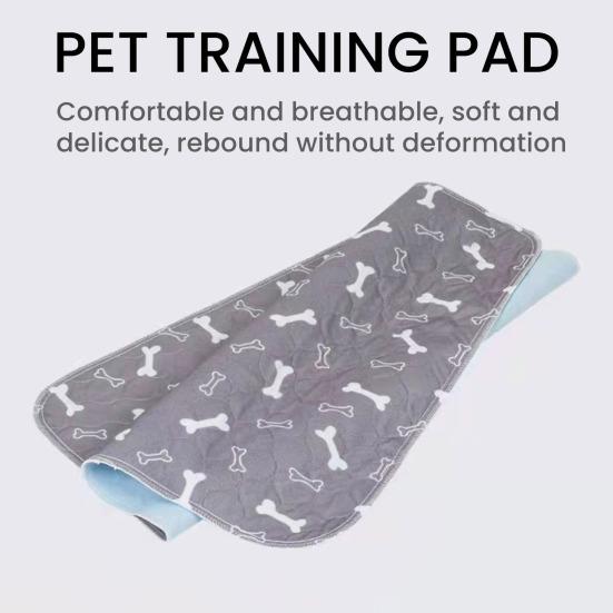Pet Pee Pad Washable Reusable Dog Pee Pad Absorbent Leak-Proof Puppy Training Pad Non-Slip Potty Pad for Floor Couch