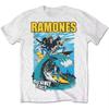 Heißer Verkauf Punk Rock Band Ramones Grafikdruck T-Shirt Unisex Unisex Sommer Neues T-Shirt Streetwear Stil Baumwolle Weich Lässig Übergroßes Oberteil