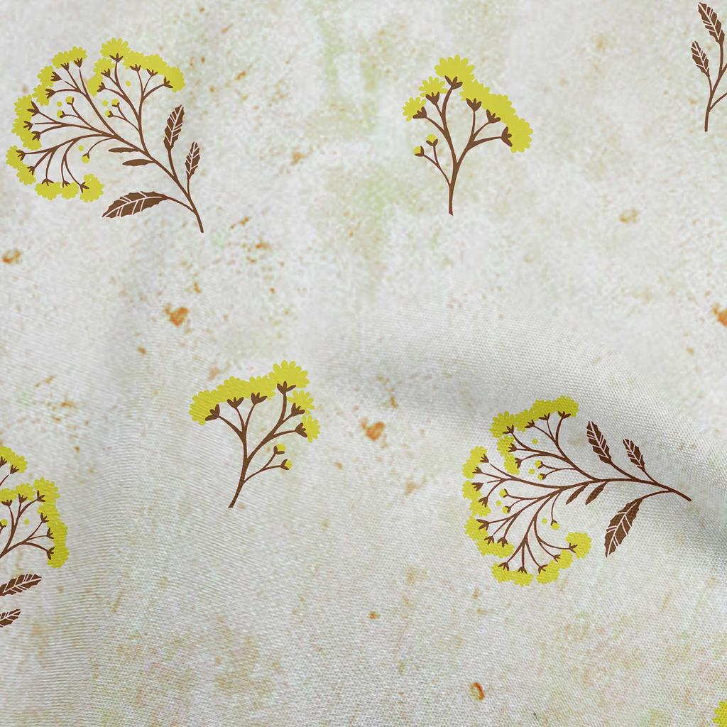 oneOone Cotton Flex Fuchsia Pink Stoff Blumenmuster mit Struktur Kleiderstoff Stoff Druckstoff Meterware 40 Zoll