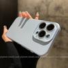 Applicable to iPhone15 lychee leather pattern mobile phone case Apple 14promax crystal lens 13 simple solid color protection