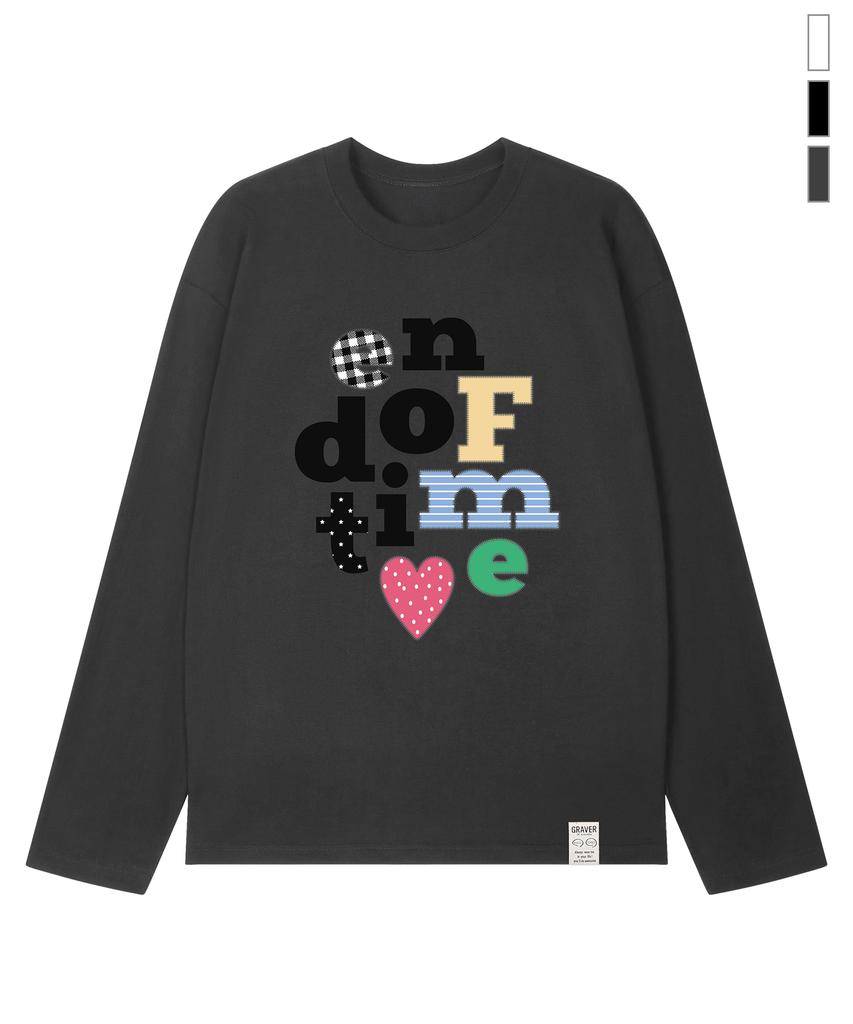 GRAVER [Unisex] End Of Time Long Sleeve T-Shirt_3 Colors