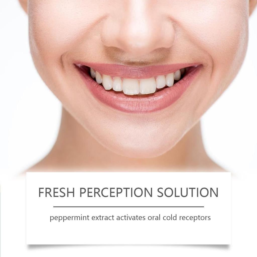 Dentifricio Sbiancante Rimuove Placca Dentale Riduce il Tartaro Allevia la Sensibilità delle Gengive Alito Fresco Dentifricio alla Menta 85g