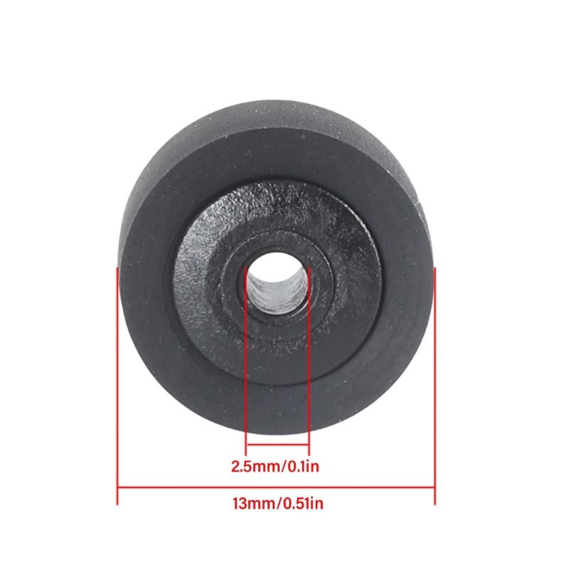 Packung mit 5 Kassettenrekorder Andruckrollen Rad Gummi Audio Kassetten Druckrollen Für Recorder Wartung