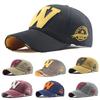 W-Letter Baseball Cap Fashion Outdoor Sun Visors Unisex Adjustable Cotton Sunshade Bonnet Hip Hop Holes Snapback Peaked Hat