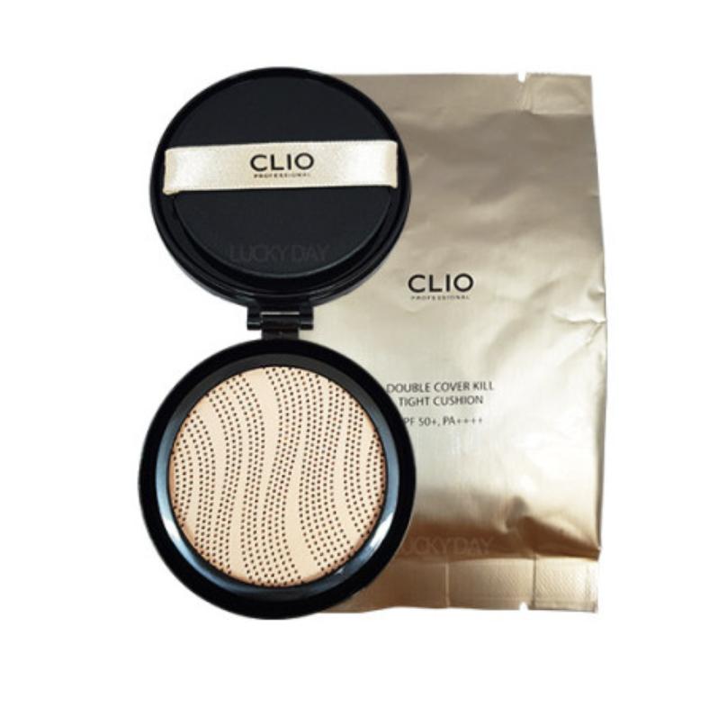 

Clio Double Cover Kill Elasticity Cushion Refill 14g SPF50 + / PA +++ 2 варианта цвета (только пополнение / без чехла)