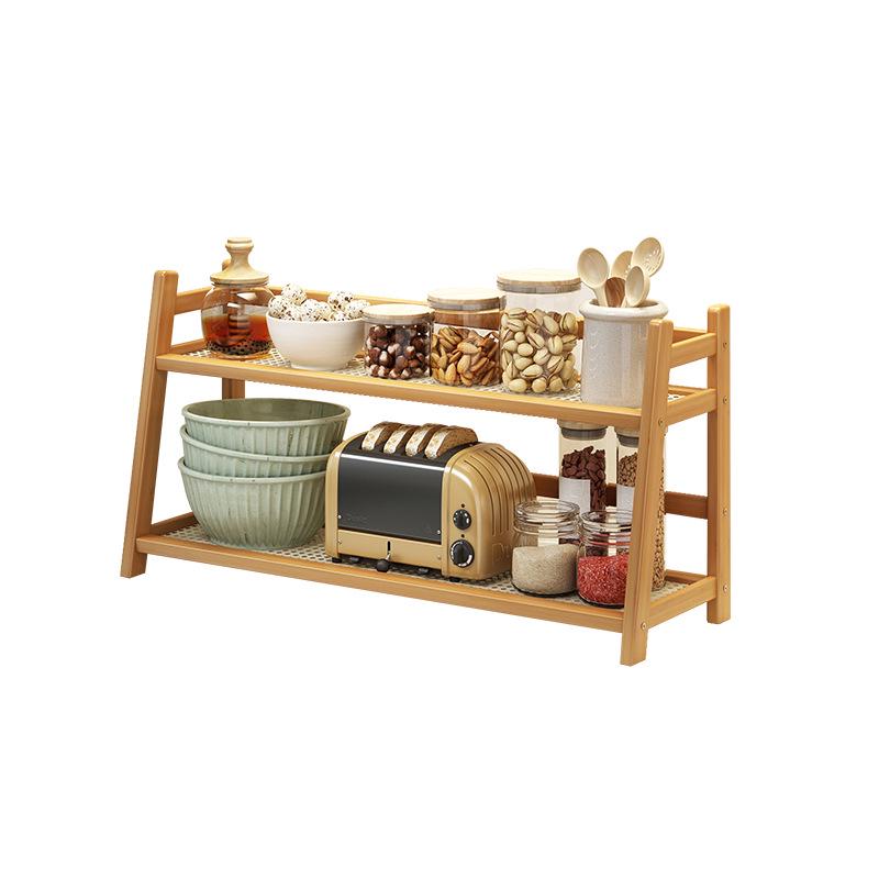 Kitchen Multi-layer Spice Rack: Desktop Storage Shelf for Oil, Salt, Soy Sauce, Vinegar