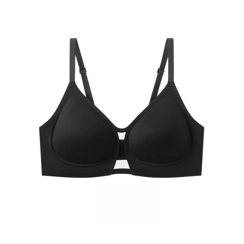 Invisible Lingerie Women's Soft Support Invisible and Seamless Bra Gathering Bra Push Up Bra