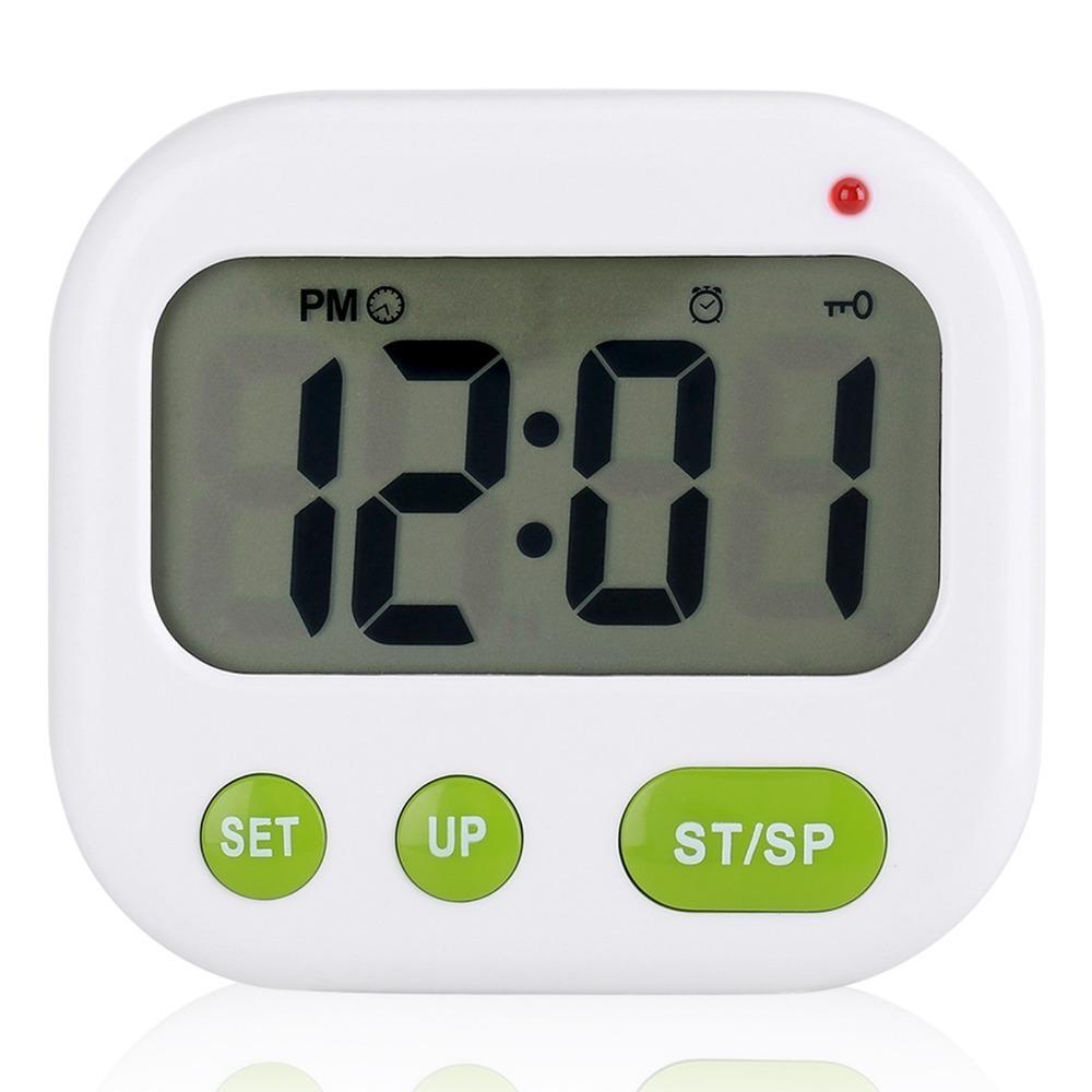 Digital Display Countdown Timer Glow-in-dark Digital Timer Vibration Alarm Clock  Home Gadget