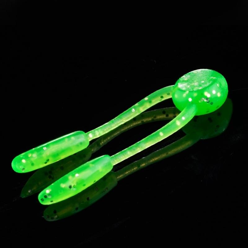 20pack Elastics Fishing Lures Durability Soft Wriggling Baits Ideal For Streams Pond And Competitions