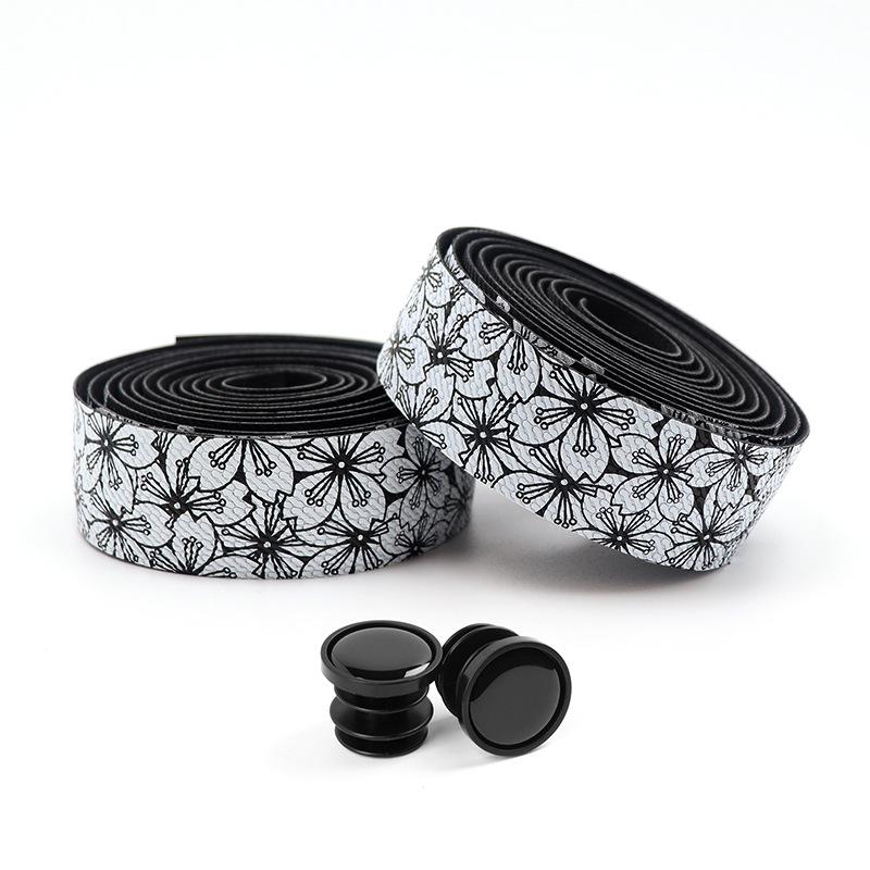 Cherry Blossom Anti-Slip Shock-Absorbing Breathable Road Bike Handlebar Tape
