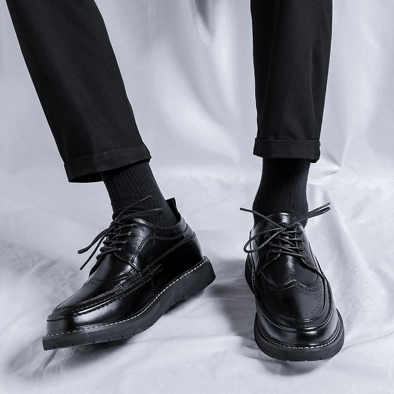 Casual Men's Leather Shoes Classic Retro Minimalist Style Outdoor Leisure Trend Party Daily Business Office Hot Selling Shoes