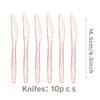 Pink Fish Scale Party Tableware: Disposable Plates, Cups, Towels for Girls' Birthday