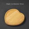 Coaster 1PC Bamboo Thermal Insulated Coffee Mug Round Polygon Heart Tableware Decoration Kitchen Residence Coasters