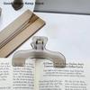 Einfache feste Buchklammern Mattiert transparent Seitenhalter für Lesehilfe Memo-Klammer Kawaii Schreibtischzubehör Praktischer Notizzettelhalter
