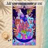 Beach TowelLady Gaga Custom Name Text Personalized Soft Towel for Beach Pool Indoor Home Decor Gift