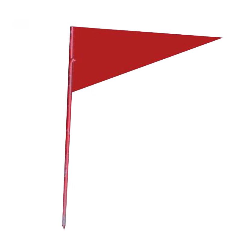 Red Triangular Sports Field Marker Flag